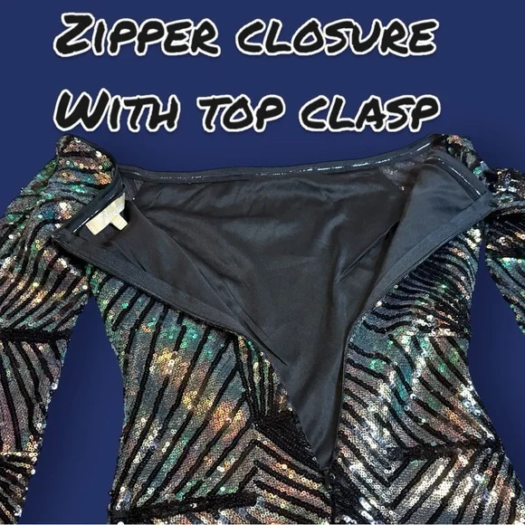 πHPπ EUC (worn once) Ricarica Sequin Off The Shoulder Midi Dress. π Size Small - Picture 12 of 13